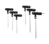 Topeak T Handle Duohex Wrench Set Tool Noir,Argenté Black