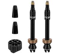 Topeak Kit de valves TurboFlow 45 mm Presta doré et noir
