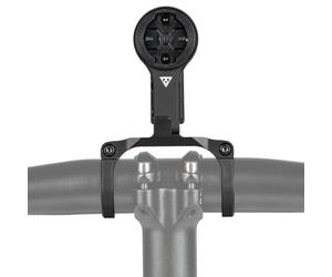 Topeak UTF 15800137 Multi-Mount Pro Support de Guidon en Aluminium/Composite Noir/argenté Angle réglable à 10° Robuste et Universel 11,9 x 7,5 x 4,5 cm
