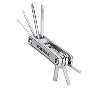 TOPEAK - X-Tool+ Mini Outil, Argent 11 Fonctions
