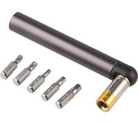 Topeak Clé dynamométrique Nano TorqBar 5 – 5 Nm, 5 fonctions, Argenté