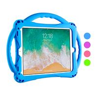 TopEsct Coque Enfant pour iPad 9.7 Pouces, Étui Antichoc pour iPad 6, iPad 5, iPad Air 2, iPad Air 1, iPad Pro 1, Protection Maximale, Très Résistante en Silicone(iPad 9.7", Bleu)