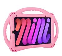 TopEsct Coque pour iPad Mini 6e génération résistante aux Chocs avec Trois poignées et Support pour iPad Mini 6 8,3" (Rose)