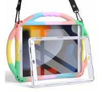 TOPESCT Étui pour Enfants pour iPad 10,2" 9e/8e/7e génération - Fabriqué en Silicone adapté aux Enfants, avec Protecteur d'écran intégré, poignée Antichoc pour iPad 9/8/7 Gen 10,2"