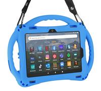 TOPESCT Étui pour Tablette Fire HD 8 et HD 8 Plus (12/10e génération, 2022/2020) pour Enfants, poignée intégrée pour Tablette Fire HD 8 Kids & Kids Pro, livré avec Une Sangle, résistant aux Chocs en
