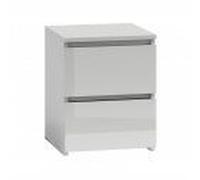 Topeshop M2 Biel Po?ysk Front Table De Nuit Et Table De Chevet Table