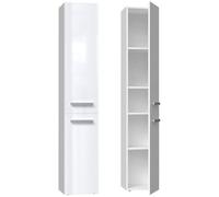 Topeshop Nel Ii Biel Po¿ Armoire De Rangement De Salle De Bain Blanc
