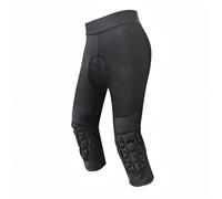 Topeter Pantalon de cyclisme rembourré 3D pour jeunes, legging capri de cyclisme avec genouillères, collant court de compression pour vélo