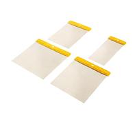 Topex 18B436 - Jeu de 4 spatules japonaises (50 - 120 mm, acier inoxydable)