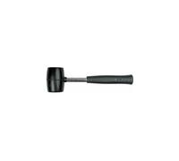 TOPEX Marteau caoutchouc Ø 65 mm, 450 g, manche métal - tube profilé trempé, poignée caoutchoutée, (LxH) 325 x 96 mm