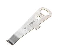 Topex - Ouvre-boîtes pour peinture pour travaux de rénovation et finition avec décapsuleur et trou pour poignée de porte.
