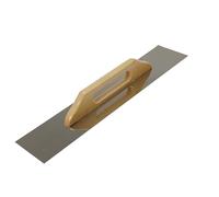 TOPEX Stehle Planche à râper en acier inoxydable avec manche en bois 130 x 680 mm