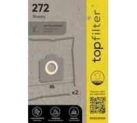 TopFilter 64272 Lot 2 sacs aspirateur Bluesky, sac aspirateur, poche aspirateur, accessoire aspirateur, Non tissé polypropylène, Carton, Caoutchouc, 49 x 30 cm