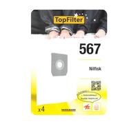 Lot de 4 sacs aspirateur Nilfisk Premium TopFilter