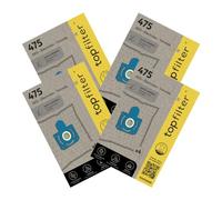 TopFilter 9993850 Lot de 4 packs de 4 sacs aspirateur 64475 Tornado et AEG soit 16 sacs aspirateur, poche aspirateur, accessoire aspirateur, Non tissé polypropylène, Plastique, 30 x 26 cm