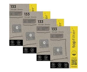 TopFilter 9996950 Lot de 4 packs de 4 sacs aspirateur 64133 Rowenta, sac aspirateur, accessoire aspirateur, poche aspirateur, Non tissé polypropylène, Plastique, 30 x 26 cm