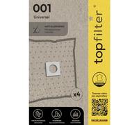 TopFilter Lot de 4 Sacs Aspirateur Universels 30 x 26 cm