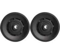 Topfinder 90 mm Universel Roulement Poulie de Roue pour câble Machine Gym équipement supplémentaire pour Porte de Garage (2Pcs)