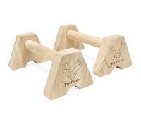 Topfinder Parallettes en Bois, Poignées de Pompes Musculation Calisthenics Equipment Barres Parallèles Push Up Bar