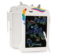 Topfree Tablette d'écriture LCD jouet Licorne pour enfants, 8.8 pouces Doodle Board tablette à dessin avec fonction de verrouillage jouet d'apprentissage éducatif cadeaux 2+ Ans Cadeau Fille Garcon