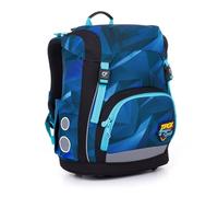 TOPGAL KIRA - Cartable 1ère nviron 110 cm) avec fermeture Fidlock, imperméable, éléments réfléchissants, sac à dos d'écolier 23 L avec sangle de poitrine et rembourrage dorsal, Motif voiture