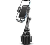 TOPGO Support de téléphone en forme de tasse - Pas de secousses, stable et réglable - Support de téléphone portable pour iPhone 116 et autres smartphones (noir)