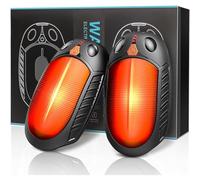 Tophie Lot de 2 Chauffe-Mains Rechargeables -4000 mAh - Chauffe-Mains électriques Portables et réutilisables - pour randonnée, Camping, Chasse, Cadeau Chaud