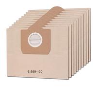 TOPHINON Lot de 10 sacs d'aspirateur pour Karcher 6.959-130.0 WD3 WD3P MV3 A2204 A2254 A2604 Sacs Filtrants en Papier de Rechange pour Aspirateur Wet & Dry, Sac à poussière pour aspirateurs Kärcher