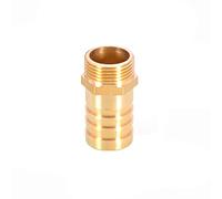 TopHomer 1 raccord de tuyau BSP en laiton 6 mm/8 mm/10 mm/12 mm/16 mm/19 mm/25 mm, raccord de tuyau mâle BSP fileté raccord raccord raccord en cuivre coupleur adaptateur