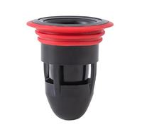 TopHomer Bonde de sol de douche avec anti-retour, vanne d'évacuation unidirectionnelle anti-odeurs pour égout, bouchon de tuyau pour cuisine et salle de bain (Noir)