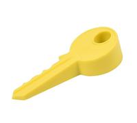 TopHomer Cale de porte universelle en silicone en forme de clé pour maison, jardin, bureau (jaune)