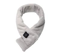 TopHomer Écharpe chauffante USB avec 3 températures réglables, Écharpe de Type Électrique pour l'Hiver Réchauffeur de Cou pour cadeau d'hiver pour homme et femme Taille Unique (Gris)