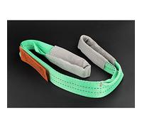 TopHomer Élingue de Levage 2000kg 1m - Sangle Plate Double Bande en Polyester - Renforcée Contre Coupures & Abrasion - pour Véhicules et Chantier