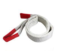 TopHomer Élingue de Levage 2000kg 2m - Sangle Plate Double Bande en Polypropylène (PP) - Légère & Résistante aux Produits Chimiques - pour Véhicules et Chantier