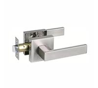 TopHomer Ensemble de poignées de porte en alliage d'aluminium non verrouillable, style vintage minimaliste européen, convient pour les portes d'entrée, les chambres et les salles de bains