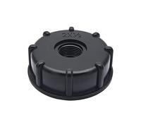 TopHomer IBC Connecteur de Valve de réservoir d'eau 1,27 cm Adaptateur de réservoir IBC de Rechange pour la Maison et Le Jardin (S60 x 6, Noir)