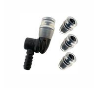 TopHomer Kit de valve de dentition de rechange pour poche à eau avec robinet d'arrêt à 360 degrés, embout buccal en silicone anti-fuite pour sac à dos d'hydratation, tuyau, noir