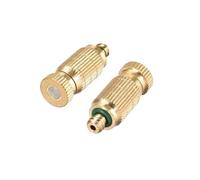 TopHomer Lot de 10 buses de brumisation en laiton, buse de pulvérisation haute pression de 0,5 mm, buse de brumisation anti-goutte