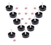 TopHomer Lot de 10 capuchons à vis pour poignée de moulinet de pêche avec joints pour moulinet de pêche