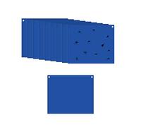 TopHomer Lot de 10 pièges à mouches adhésifs double face pour insectes contre les moucherons, les aleurodes, les pucerons, les mineuses de feuilles - Bleu - 25 x 30 cm