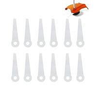 TopHomer Lot de 12 lames de tondeuse en plastique, accessoires de rechange pour tondeuse Polycut 6-3, # FS38 FS40 FS45 FS46 FS50