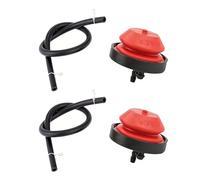 TopHomer Lot de 2 ampoules d'amorçage et kit de conduite de carburant, remplace MTD 951-10639A Tecumseh 570682A, pompe de purge de démarrage à froid avec clips, compatible avec les machines de jardin