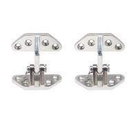 TopHomer Lot de 2 charnières de trappe longue portée, charnières robustes en acier inoxydable de qualité marine avec goupille amovible pour bateau, camping-car, matériel de yacht, charnière de trappe