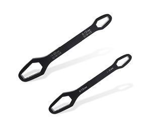 TopHomer Lot de 2 clés multifonctions à double extrémité auto-réglables de 4 à 22 mm, outil de clé Torx universelle pour réparation à la maison, serrage (22,5 cm + 15 cm)