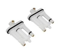 TopHomer Lot de 2 modules de carburant pour carburateur, pièces de rechange pour moteur de tondeuse à gazon, jet principal de rechange pour 592792, 596521, 594060