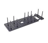 TopHomer Lot de 2 plateaux de rangement réglables pour placards de cuisine, étagères et tiroirs