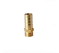 TopHomer Lot de 2 raccords de tuyau BSP en laiton 16 mm cannelés x G1/4 mâle, raccord fileté BSP mâle raccord raccord raccord cuivre coupleur adaptateur