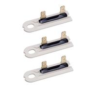 TopHomer Lot de 3 fusibles thermiques en plastique WP3392519 de rechange compatibles avec Crosley, Maytag et Whirlpool, comprend des fusibles de porte de sèche-linge, pour réparation et entretien
