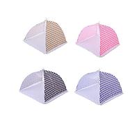 TopHomer Lot de 4 filets anti-mouches pliables en maille pour l'extérieur, les tentes, les fêtes, les pique-niques, les barbecues