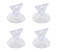 TopHomer Lot de 4 outils de retrait GU10 transparents de 35 mm avec ventouses, ampoule de rechange et kit de change, ventouse de sécurité puissante pour mini lampes de piste et plafonds hauts